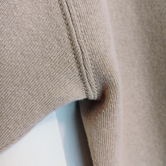 Woman's Vintage L Beige Sweatshirt with Embroidered Design - Picture 11 of 14